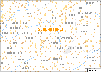 map of Sohlan Tarli