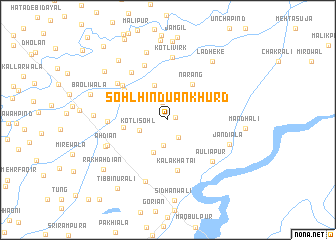 map of Sohl Hinduān Khūrd