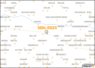 map of Söhlingen