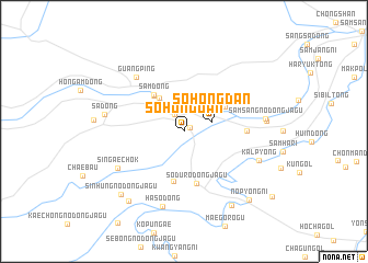 map of Sohongdan