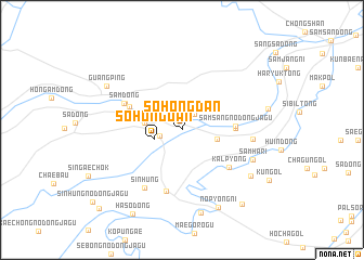 map of Sohongdan