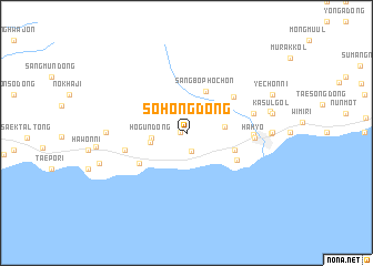 map of Sŏhong-dong