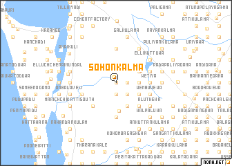 map of Sohonkalma