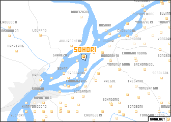 map of Sŏho-ri