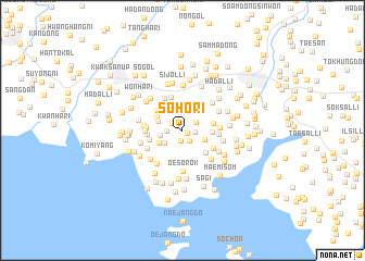 map of Sŏho-ri