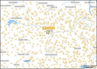 map of Sŏho-ri