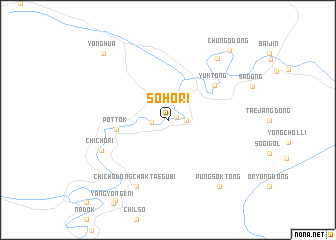 map of Sŏho-ri