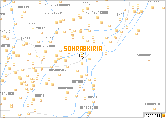 map of Sohrāb Kiria