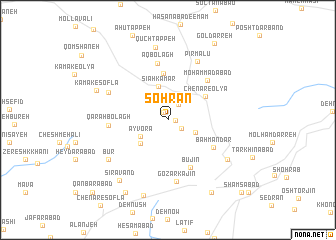 map of Sohrān