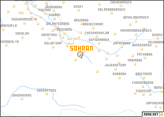 map of Sohrān