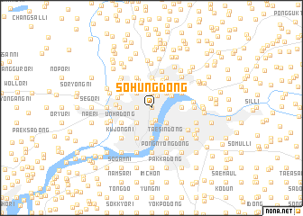 map of Sŏhŭng-dong