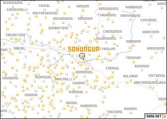 map of Sŏhŭng-ŭp