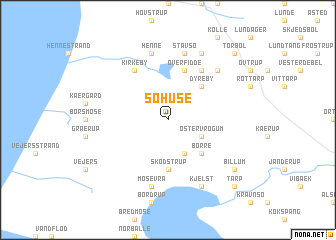 map of Søhuse