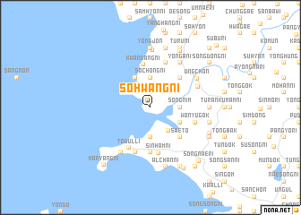 map of Sohwang-ni