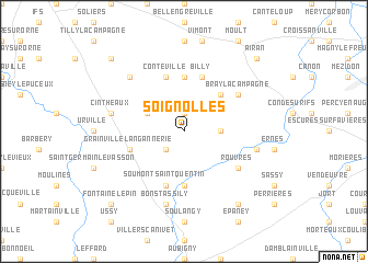 map of Soignolles