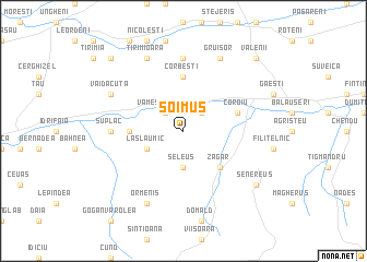 map of Şoimuş
