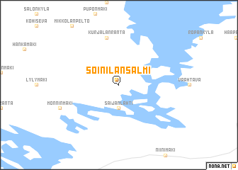map of Soinilansalmi