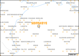 map of Soinskoye