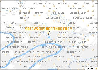 map of Soisy-sous-Montmorency