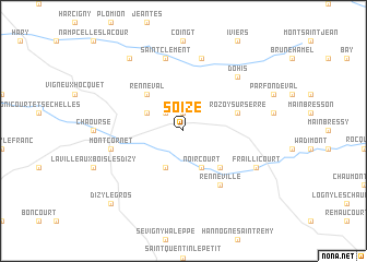 map of Soize