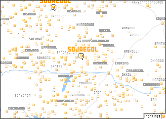 map of Sŏjae-gol