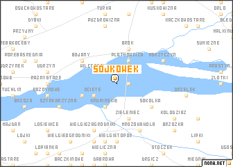 map of Sojkówek