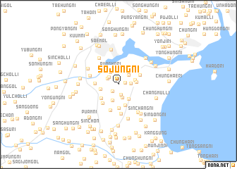 map of Sŏjung-ni