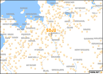 map of Soju