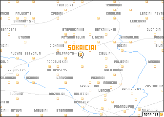 map of Sokaičiai