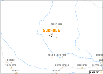map of Sokandé