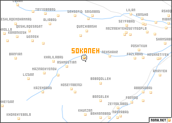 map of Sokāneh