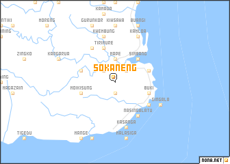 map of Sokaneng