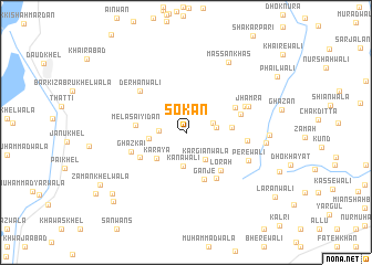 map of Sokan