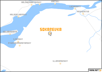 map of (( Sokarevka ))