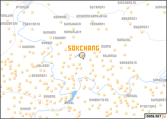 map of Sŏkchang