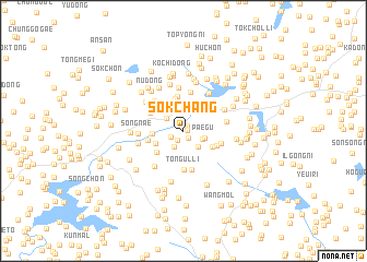 map of Sŏkchang