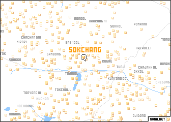 map of Sŏkchang