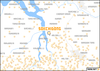 map of Sŏkchi-dong