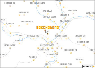 map of Sŏkcho-dong