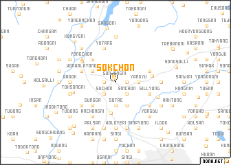 map of Sŏkchŏn