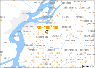 map of Sŏkchung-ni