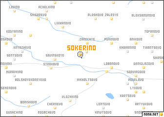 map of Sokerino