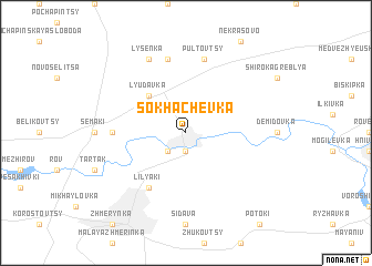 map of Sokhachevka