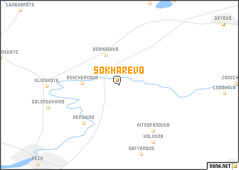 map of Sokharevo