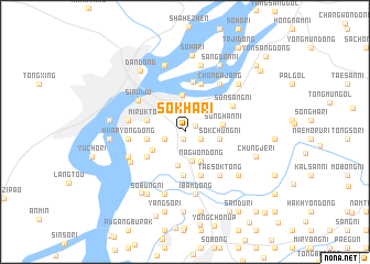 map of Sŏkha-ri