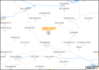 map of Sokhny