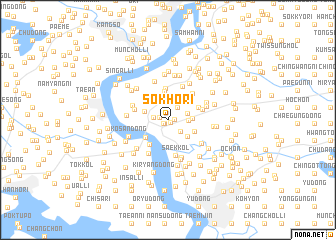 map of Sŏkho-ri