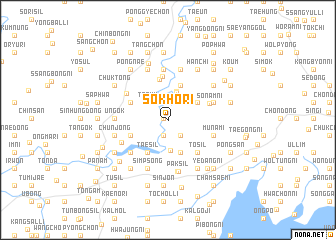 map of Sŏkho-ri