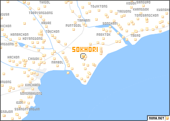 map of Sŏkho-ri