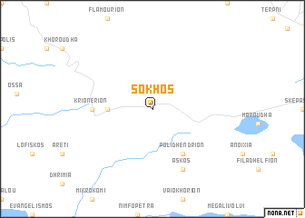 map of Sokhós